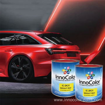 Mirror Effect Clear Coat High gloss Car Refinish Paint 2K Solid Color Topcoat Car Auto Paint Colors